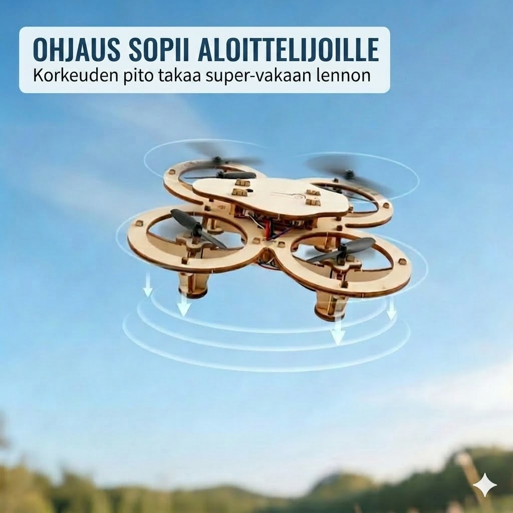 Tee-se-itse puinen drooni – STEM-tiedesetti