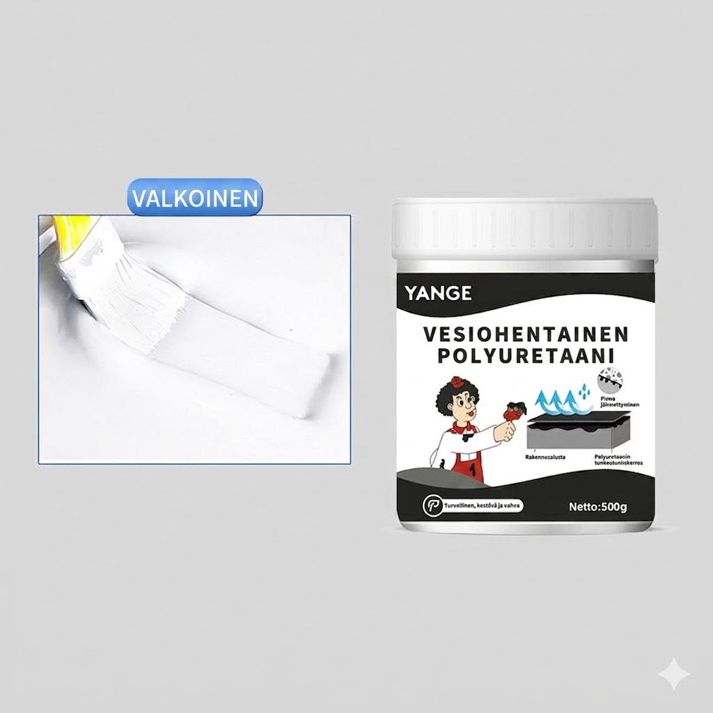 Vesiohenteinen halkeamien tiivistysaine koko kotiin