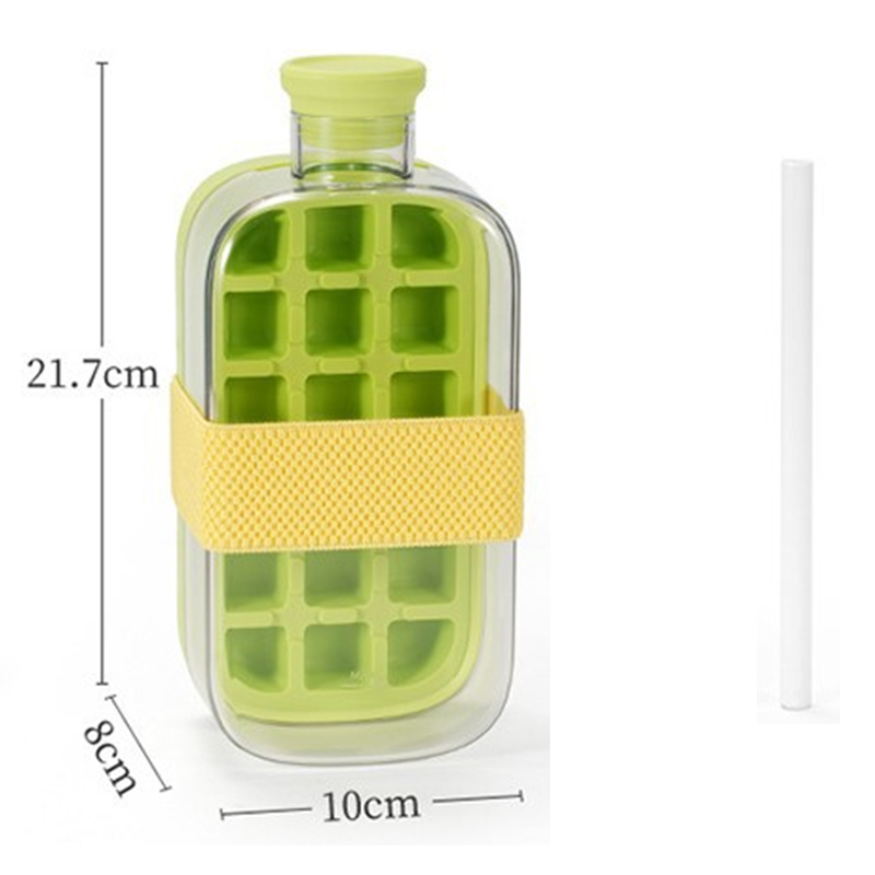 2-in-1 kannettava jääpalamuotti ja pullo
