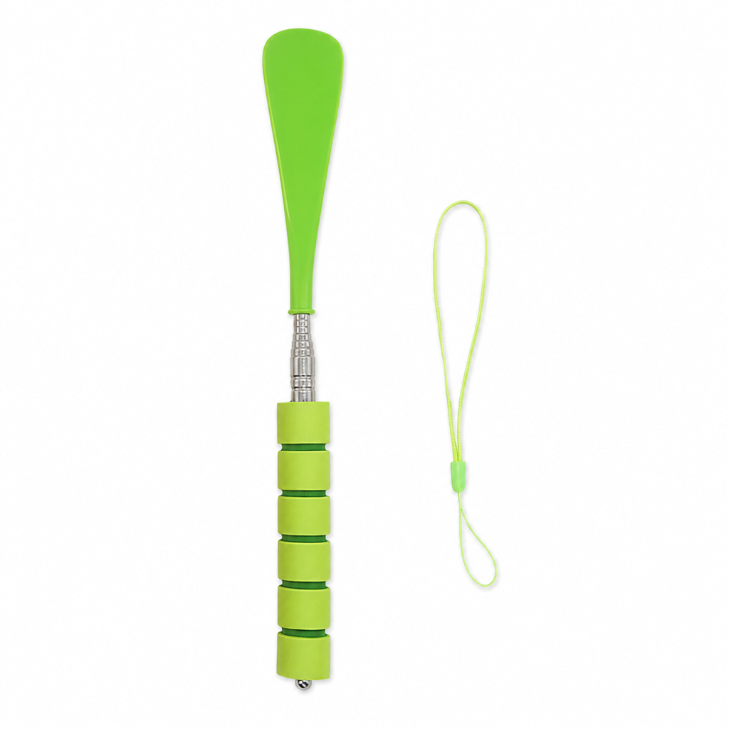 OmniLiving™ Pitkä Teleskooppi-Kengänlusikka (Ruostumaton Teräs / Ergonominen)