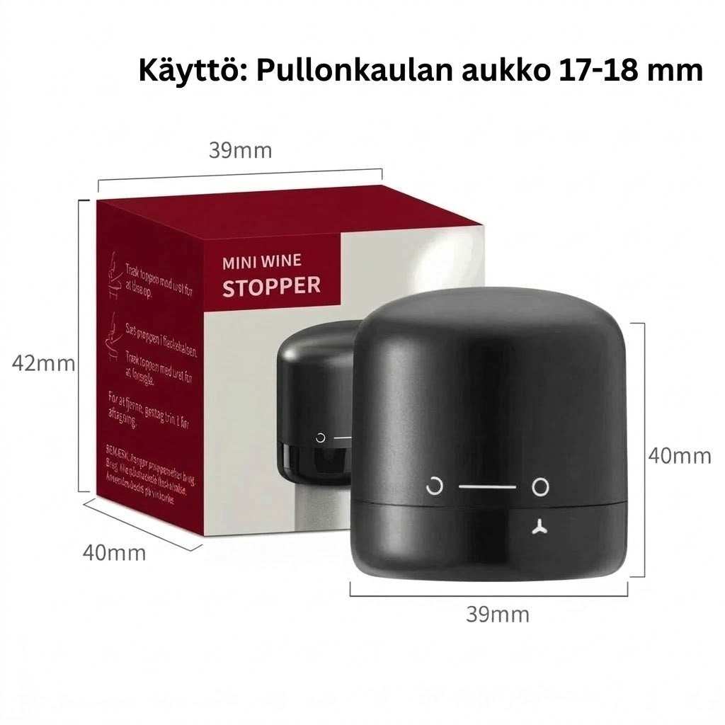 OmniLiving™ Uudelleenkäytettävä Silikonikorkki Viinille, Oluelle & Samppanjalle
