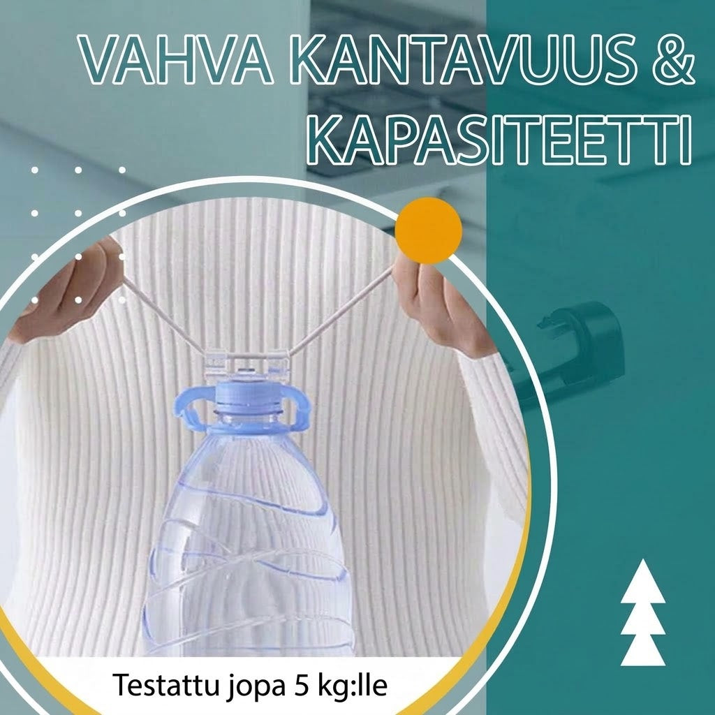 VaraLiving™ Itsekiinnittyvät Johdonpidikkeet (100 kpl - Kaapelien Järjestäjä)