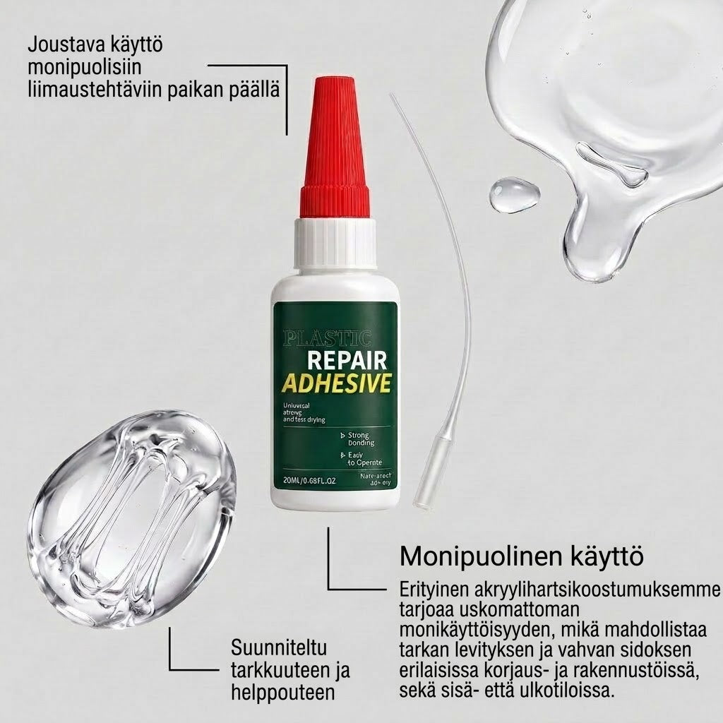 VaraLiving™ Auton Muovin Korjausliima (Vahva Puskuri- & Muoviliima Sisälle ja Ulkoa)