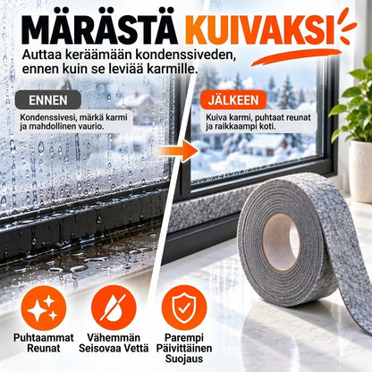 OmniLiving™ Ikkunan Kosteutta Imevä Huopanauha (Homeenesto / Itseliimautuva)
