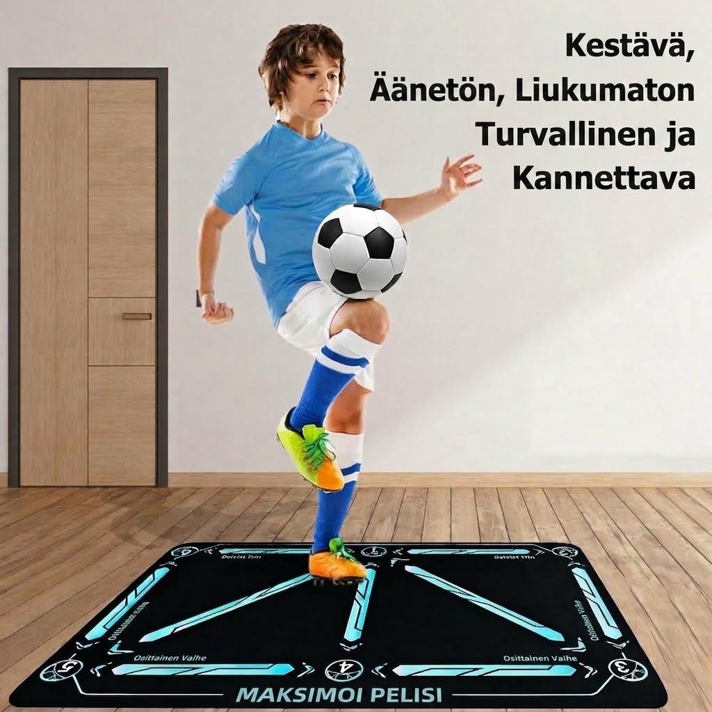 NovaPulse™ Luistamaton Jalkapallon Harjoitusmatto (Hiljainen Ketteryysmatto)