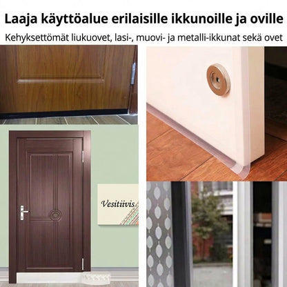 VaraLiving™ Monikäyttöinen Ovi- ja Ikkunatiiviste 5 m (Tuuli-, Pöly- ja Äänieristys)