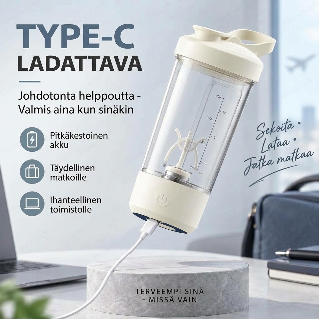 OmniLiving™ Itsesekoittava Magneettimuki (Ruostumatonta Terästä)