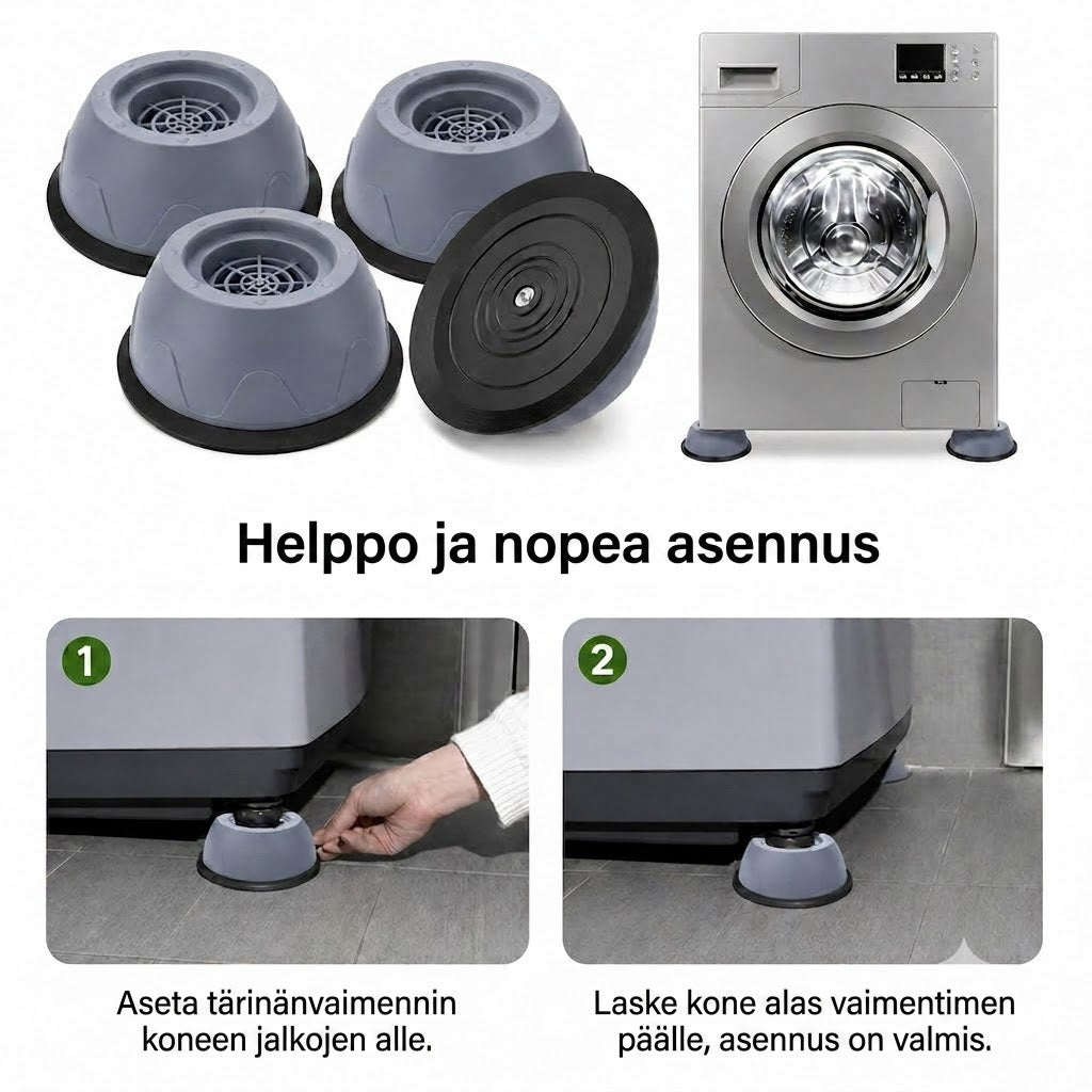 VeloPack™ Tärinänvaimennustassut Pyykinpesukoneelle