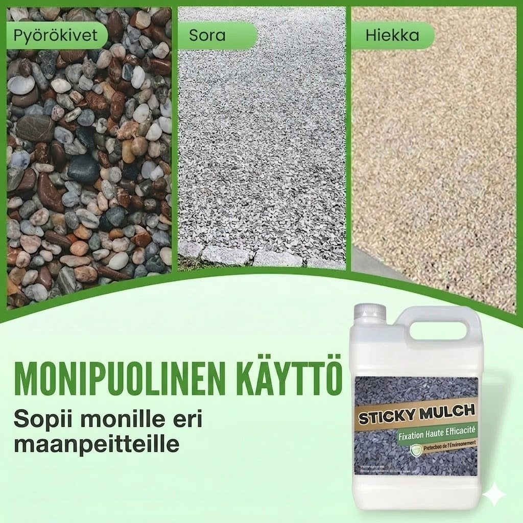 Nopeakuivuva puutarhaliima – Säänkestävä & erittäin vahva: kivi, puu ja keramiikka