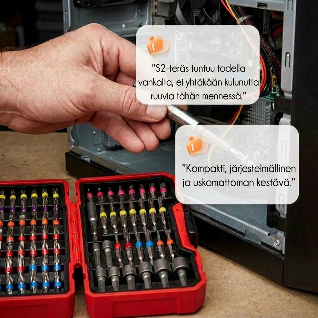 VaraLiving™ Magneettinen S2-Ruuvauskärkisarja