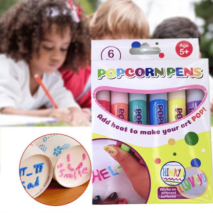 KiddieGlow™ Maagiset 3D Popcorn-kynät Lapsille