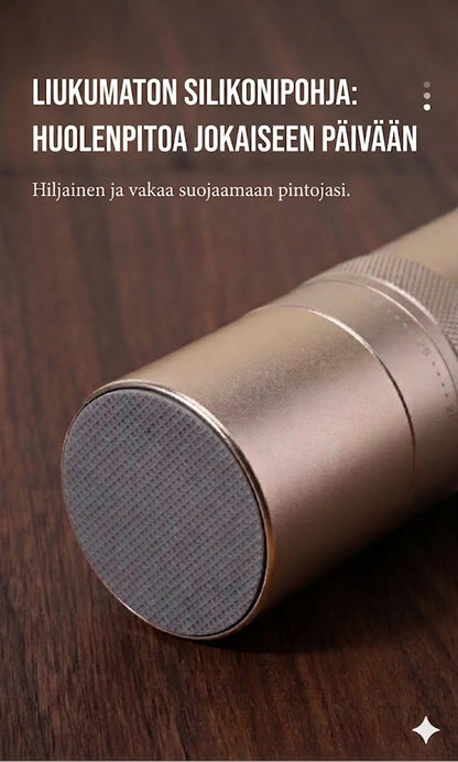 Korkealaatuinen käsikäyttöinen kahvimylly ruostumattomasta teräksestä