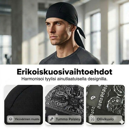 OSTA 1, SAAT 1 ILMAISEKSI! Hengittävä urheilubandana – Säädettävä & kosteutta siirtävä