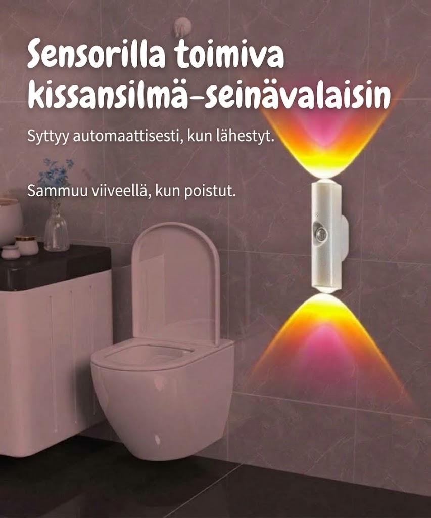 VaraLiving™ Ladattava Liiketunnistin-LED-Valaisin Magneettisella Kiinnityksellä