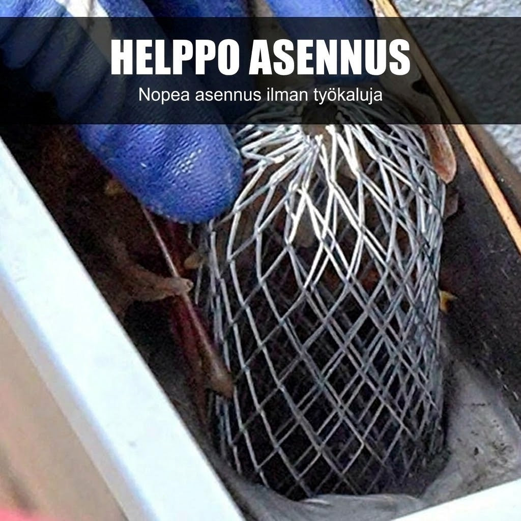 VaraLiving™ Alumiininen Rännisuoja & Syöksytorven Sihti (Tehokas Lehtisuoja)