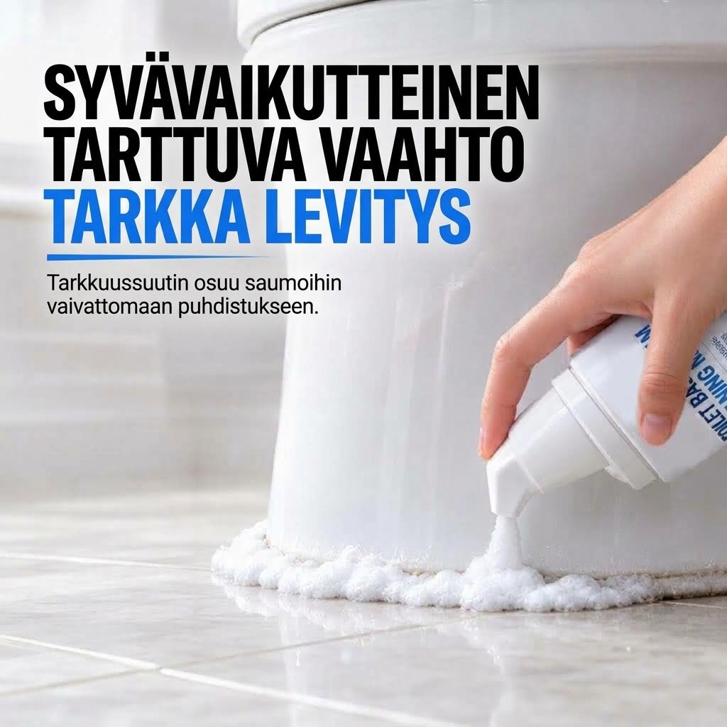OmniLiving™ Kylpyhuoneen Saumanpuhdistusvaahto (Tehokas Tahranpoisto)