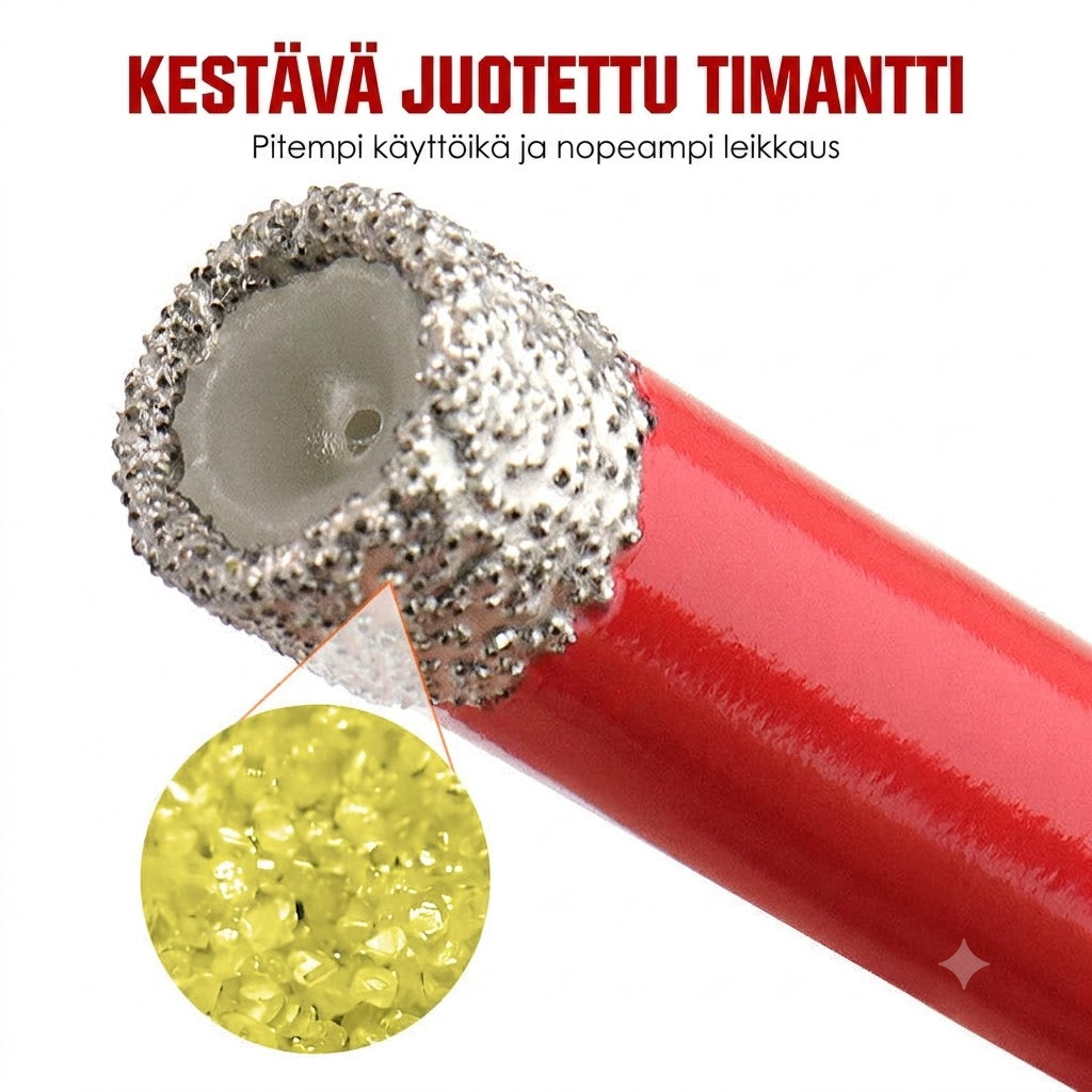 Ammattimainen Kuivaporaus Kuppiteräsarja 6-35 mm