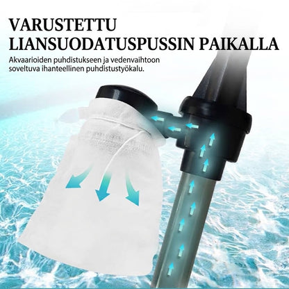 Sähkökäyttöinen Akvaarion Pohjaimuri Paristokäyttöinen