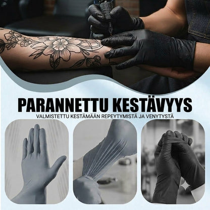 ANBOSON™ Vahvistetut Puuterittomat Nitriilikäsineet