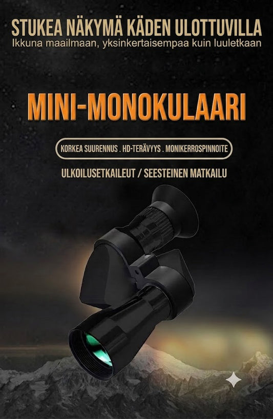 Taskukokoinen HD-kaukoputki puhelimelle