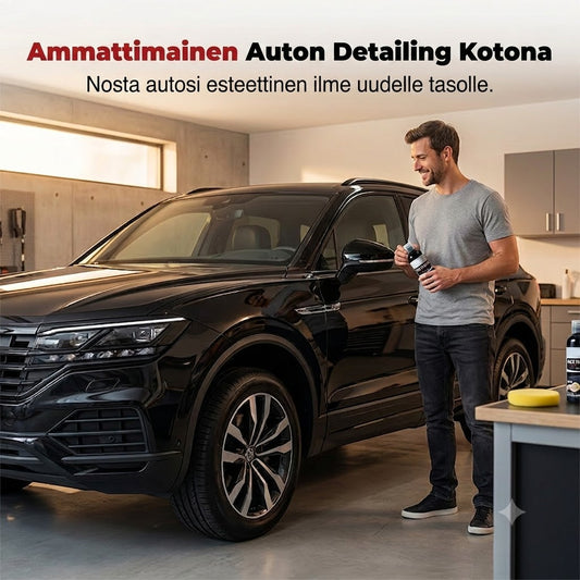 Ammattimainen muovinhoitoaine autolle