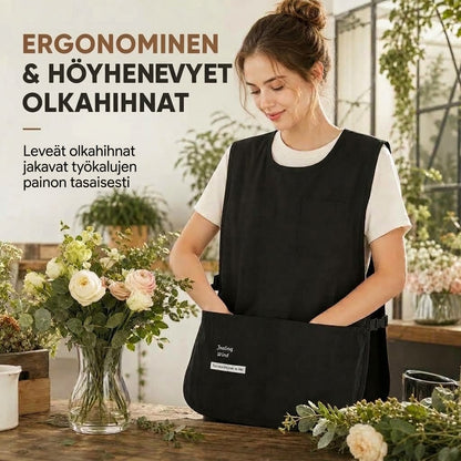 VaraLiving™ Vedenpitävä Liivimallinen Keittiöessu (Öljynkestävä & Niskaton Mukavuus)