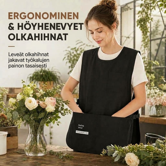 VaraLiving™ Vedenpitävä Liivimallinen Keittiöessu (Öljynkestävä & Niskaton Mukavuus)