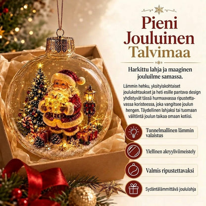 OmniLiving™ Valaistu Joulumaisemakoriste (LED-talvimaailma)