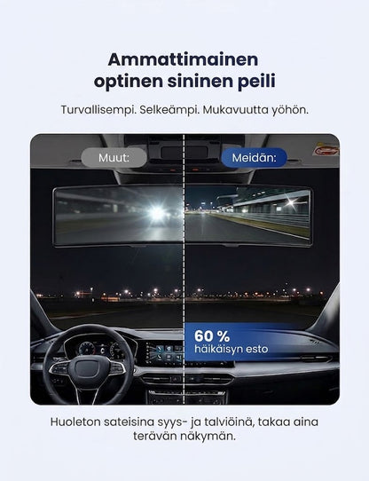 SilkEase™ Kaareva Laajakulmataustapeili Autoon (Kuolleen Kulman Esto)