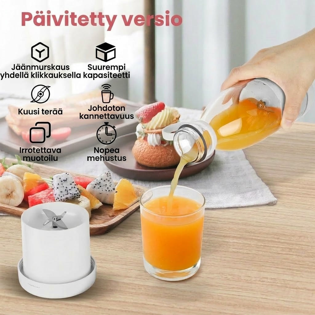 OmniLiving™ Kannettava Langaton Tehosekoitin (Smoothiet & Pirtelöt)