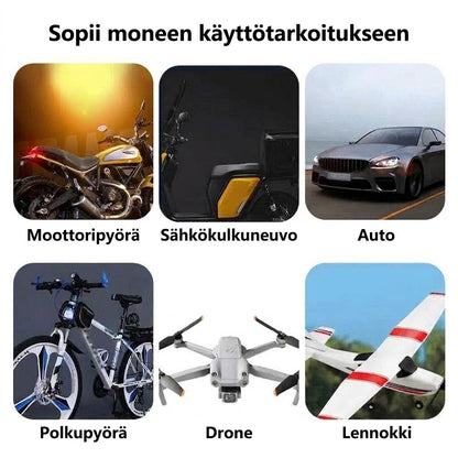 OmniLiving™ Johdoton LED-valonauha Kaukosäätimellä (8 Väriä)