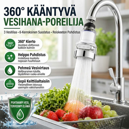 OmniLiving™ Universaali Hanasuodatin Keittiöön & Kylpyhuoneeseen