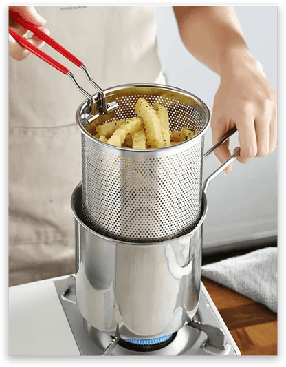 OmniLiving™ Friteerauskattila Ruostumatonta Terästä (3-osainen setti)