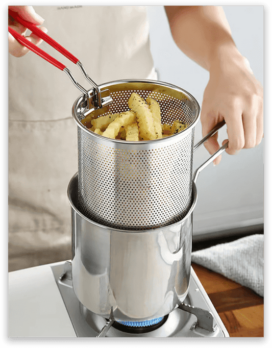 OmniLiving™ Friteerauskattila Ruostumatonta Terästä (3-osainen setti)