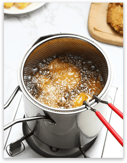 OmniLiving™ Friteerauskattila Ruostumatonta Terästä (3-osainen setti)