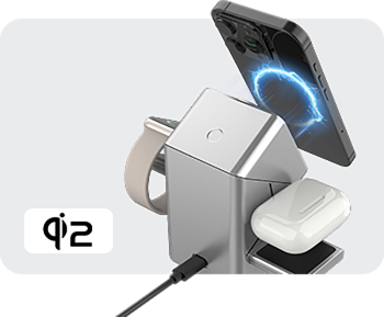 NovaPulse™ 3-in-1 Magneettinen Langaton Latausteline (Pikalataus)