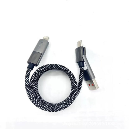 Uusi päivitetty 4-in-1-magneettikaapeli (sotkeutumaton)