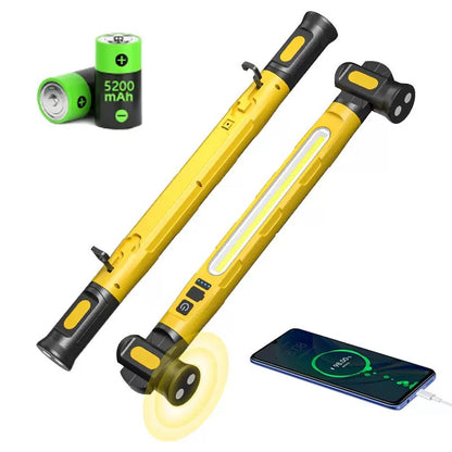 Magneettinen LED-työvalo koukulla (3000 lm / 5200 mAh)
