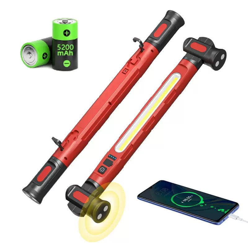 Magneettinen LED-työvalo koukulla (3000 lm / 5200 mAh)