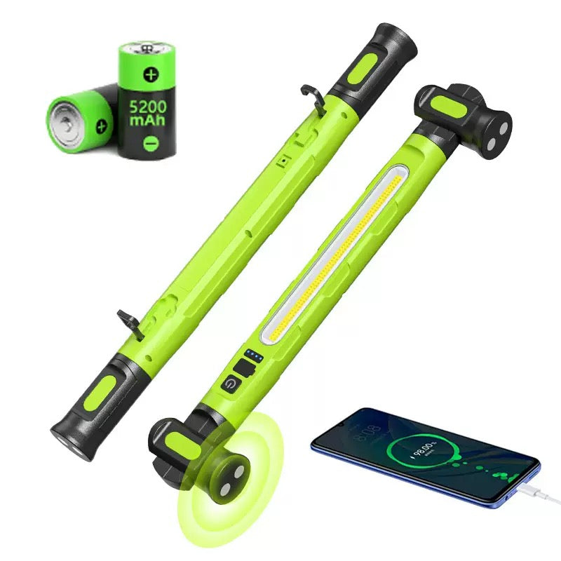 Magneettinen LED-työvalo koukulla (3000 lm / 5200 mAh)