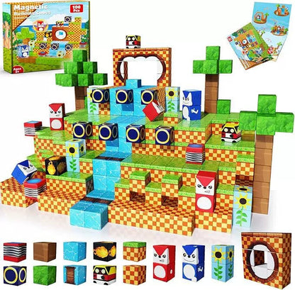 Magnetiset Rakennuspalikat Luova ja Oppimista Tukeva Lelusetti Lapsille