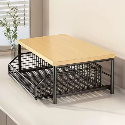 OmniLiving™ Monikäyttöinen Mikroaaltouuniteline & Keittiöhylly