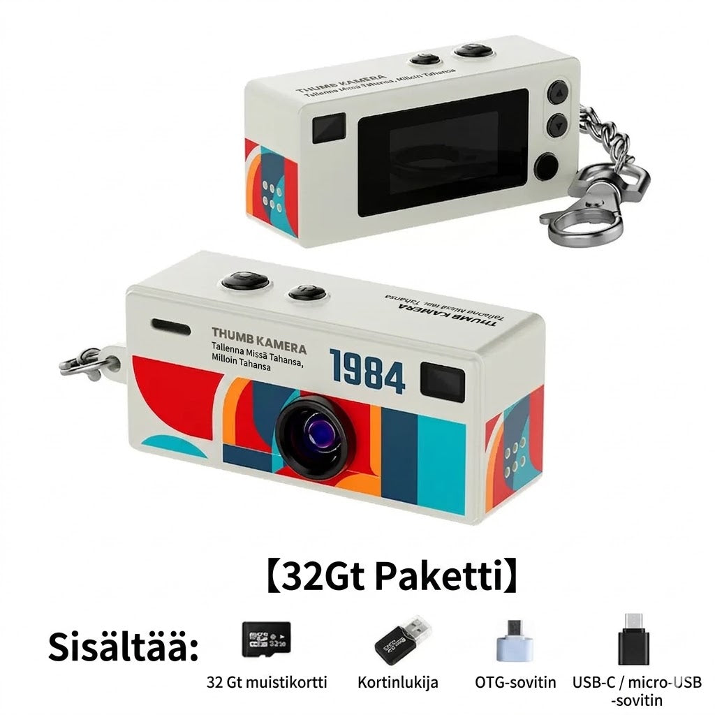 Kannettava mini-taskukamera-Ikuista hetket missä ja milloin vain