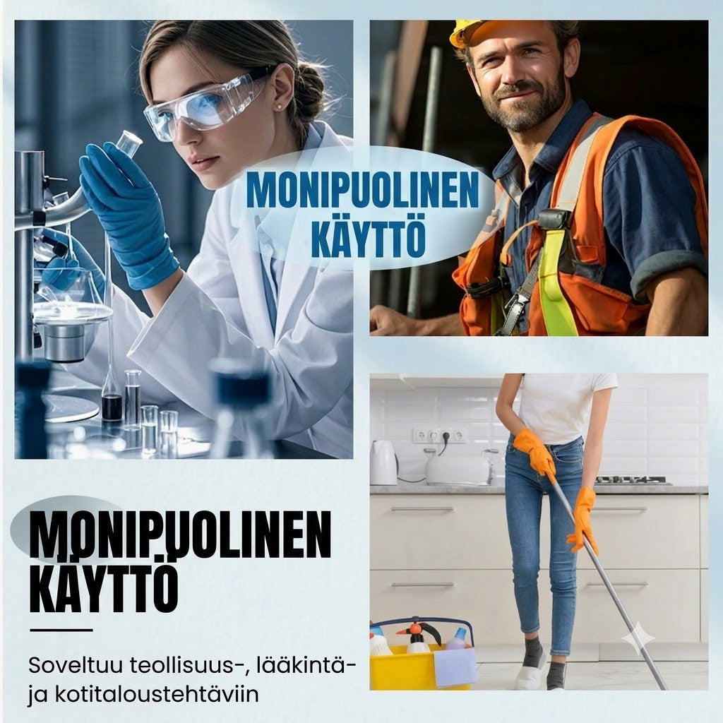 ANBOSON™ Vahvistetut Puuterittomat Nitriilikäsineet