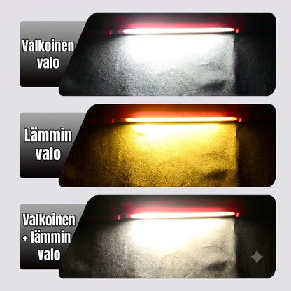 Magneettinen LED-työvalo koukulla (3000 lm / 5200 mAh)