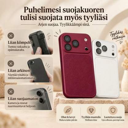 VaraLiving™ Ylellinen iPhone-Nahkakuori