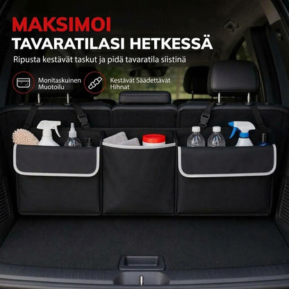 OmniLiving™ Riippuva Auton Tavaratilajärjestelijä (Kestävää Oxford-kangasta)