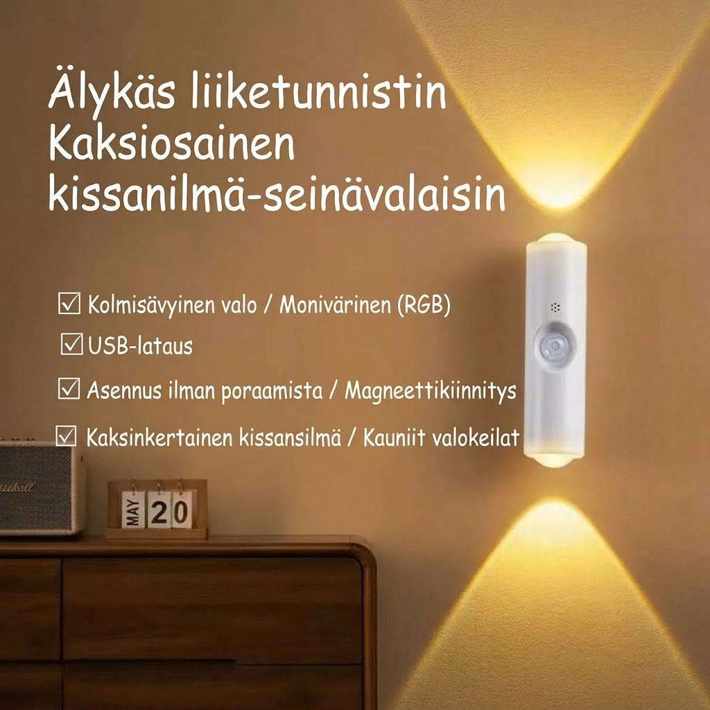 VaraLiving™ Ladattava Liiketunnistin-LED-Valaisin Magneettisella Kiinnityksellä