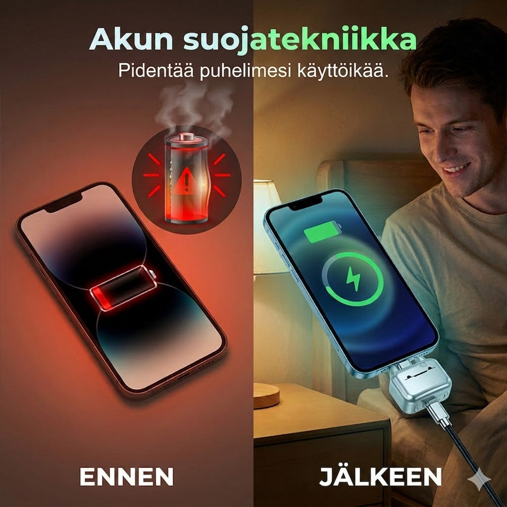 Kannettava automaattisella virrankatkaisulla