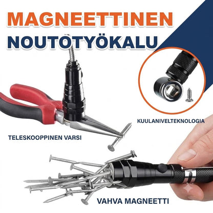 Magnetisk teleskopficklampa med 360° svanhals – Superstark